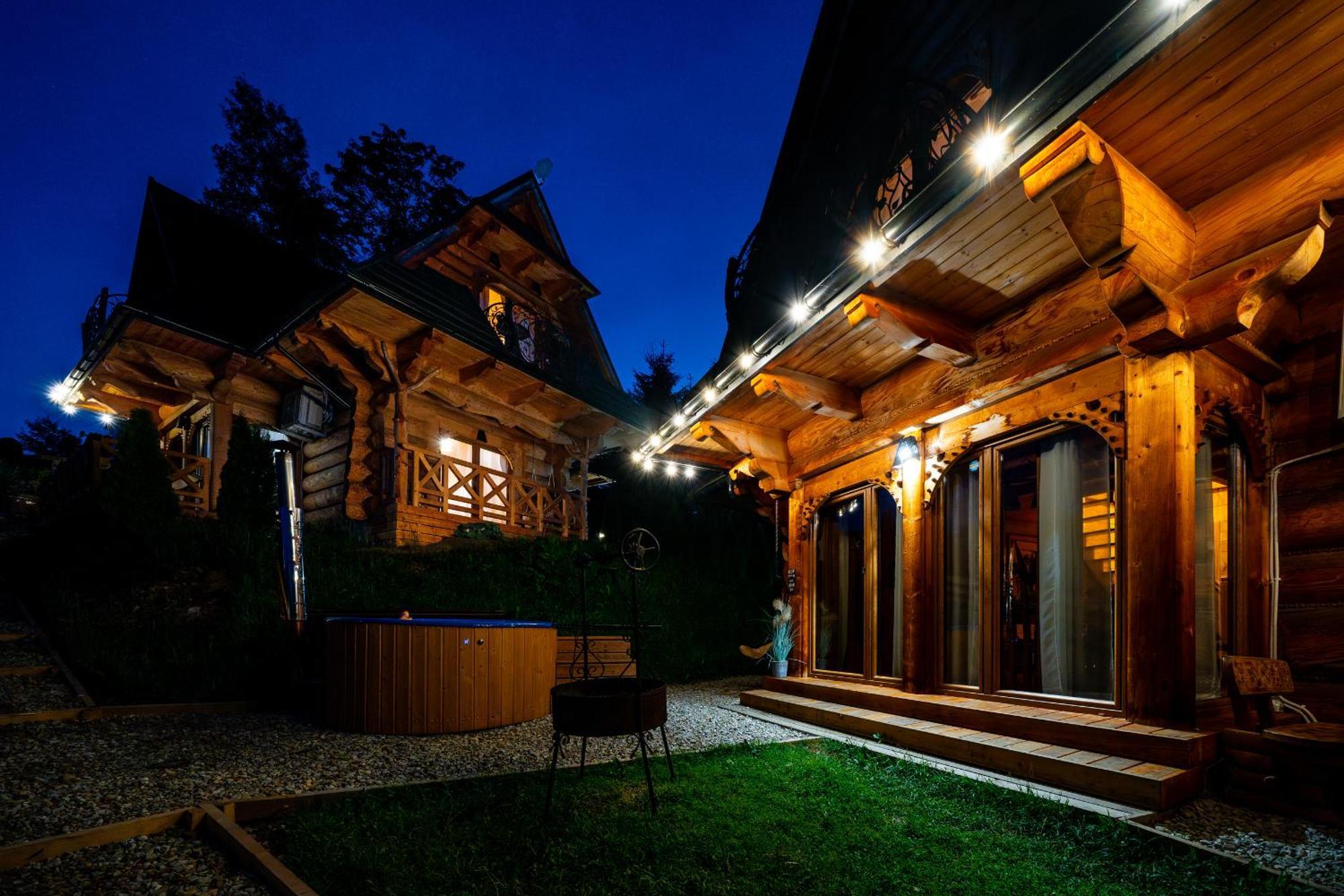 Goralska Chatka 3 Highland Cottage - Jacuzzi, Sauna, Split Ac, Private Parking, Mountains View Zakopane Exteriör bild