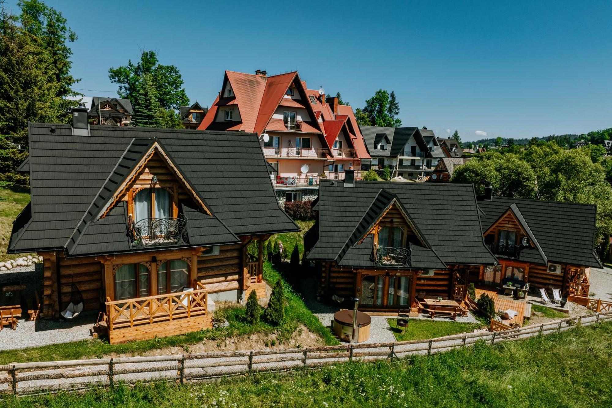 Goralska Chatka 3 Highland Cottage - Jacuzzi, Sauna, Split Ac, Private Parking, Mountains View Zakopane Exteriör bild