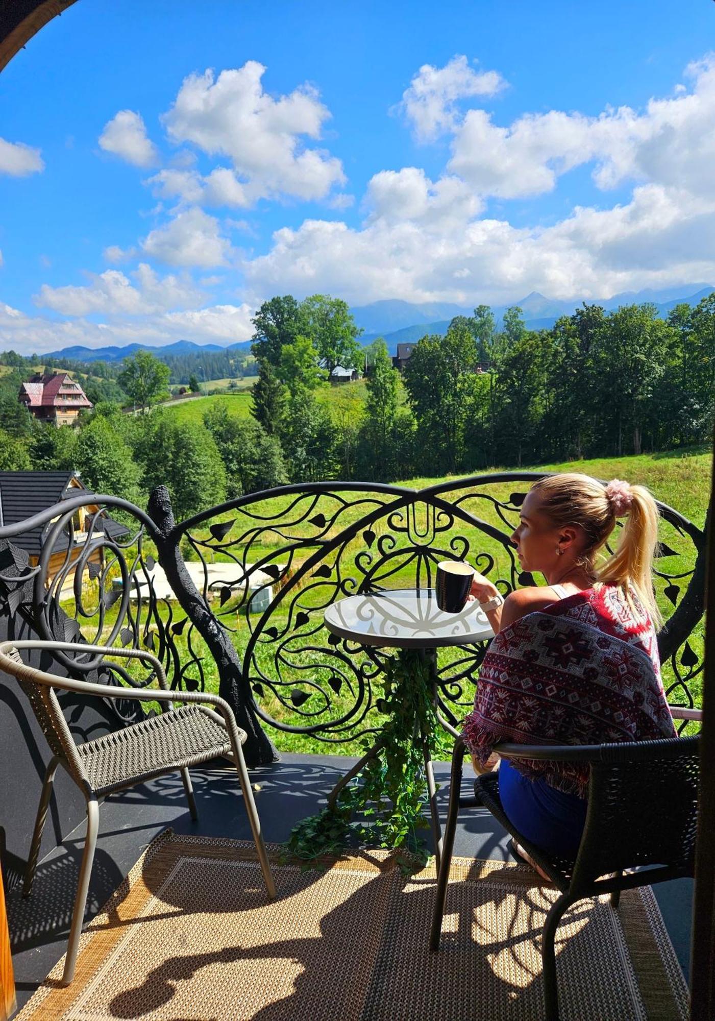 Goralska Chatka 3 Highland Cottage - Jacuzzi, Sauna, Split Ac, Private Parking, Mountains View Zakopane Exteriör bild