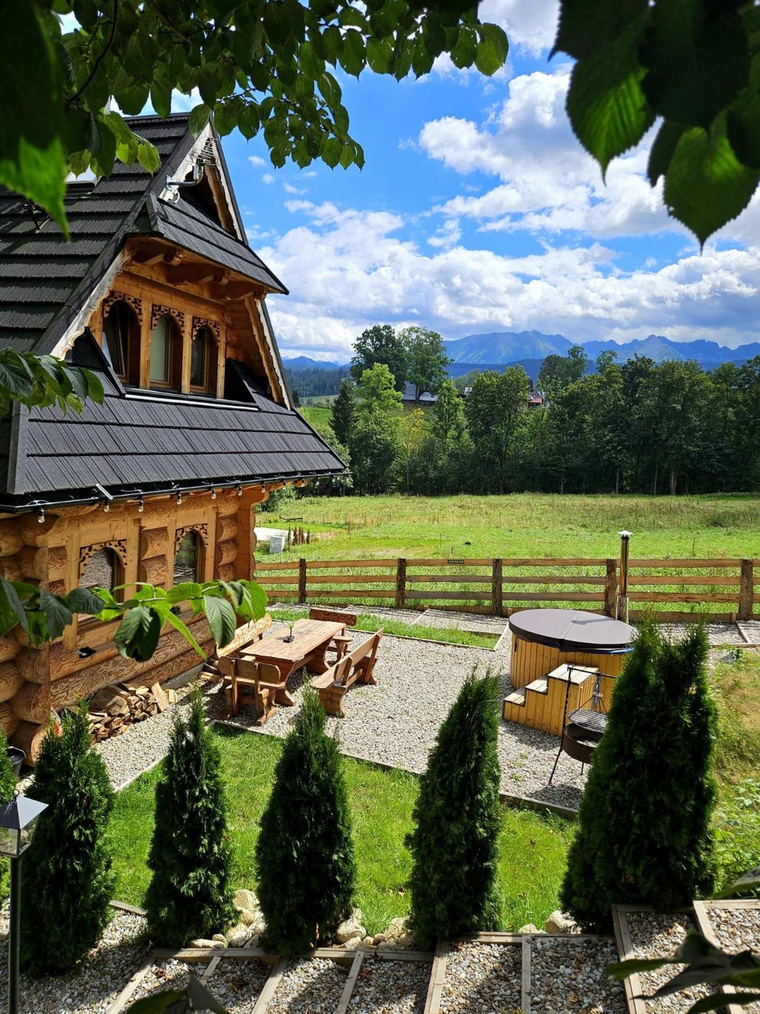 Goralska Chatka 3 Highland Cottage - Jacuzzi, Sauna, Split Ac, Private Parking, Mountains View Zakopane Exteriör bild