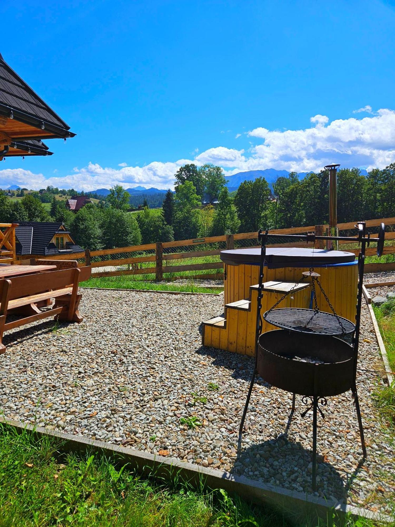 Goralska Chatka 3 Highland Cottage - Jacuzzi, Sauna, Split Ac, Private Parking, Mountains View Zakopane Exteriör bild