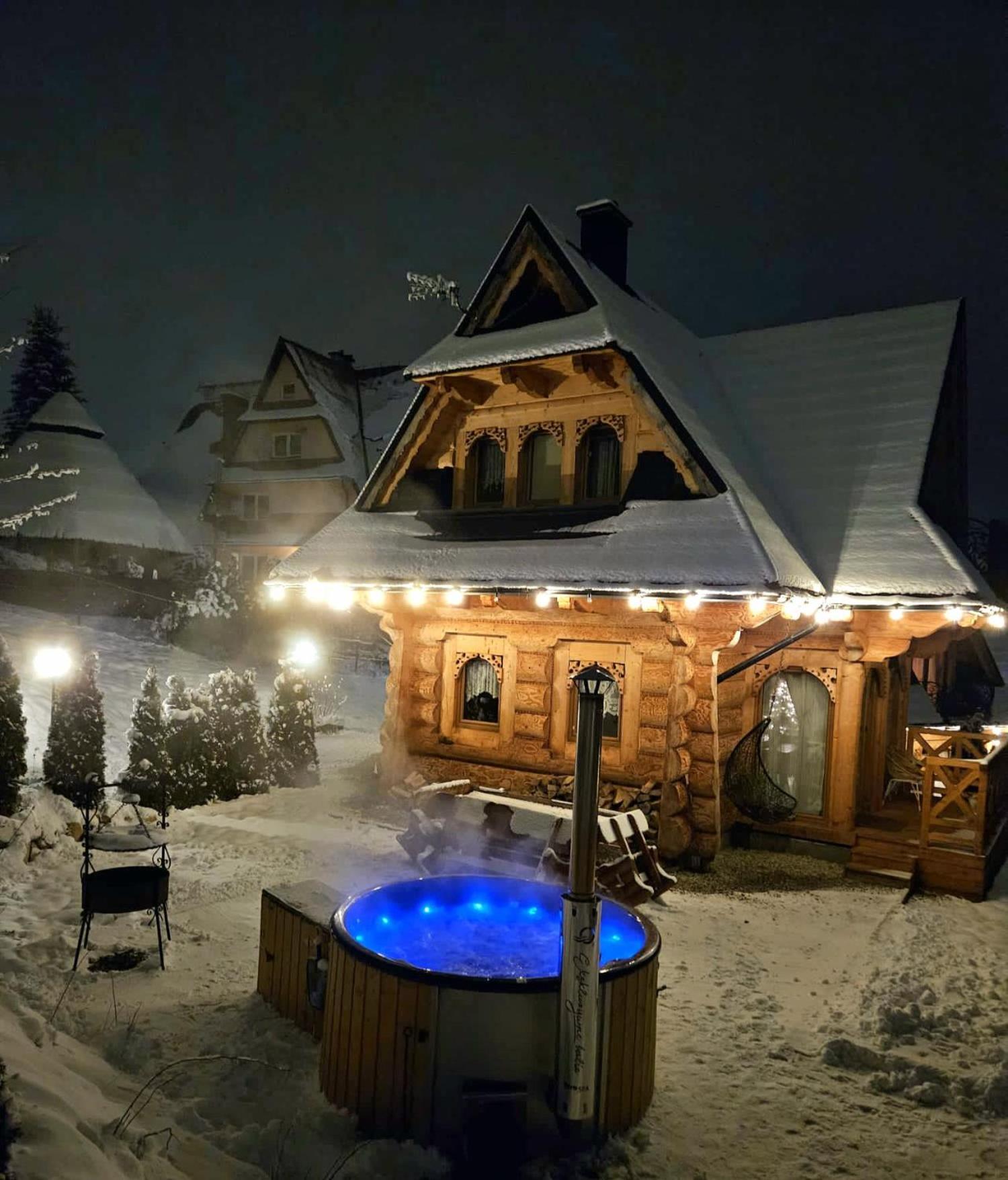 Goralska Chatka 3 Highland Cottage - Jacuzzi, Sauna, Split Ac, Private Parking, Mountains View Zakopane Exteriör bild